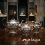 Juego de té y café georgiano en plata de ley 1815 por Paul Storr